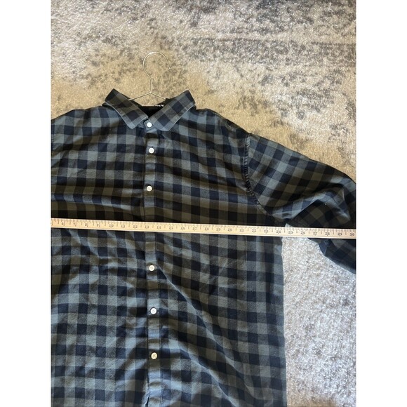 Armani Exchange Men's Plaid Flannel Long Sleeve Button Down Shirt Sz XXL/TTG - Picture 9 of 11